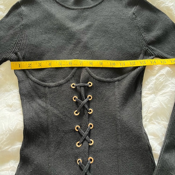 Say What Ribbed Long Sleeve Dress - Picture 3 of 10